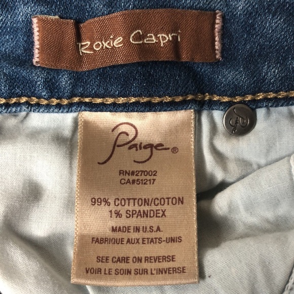 Paige Roxie Capri Jeans - Picture 8 of 8